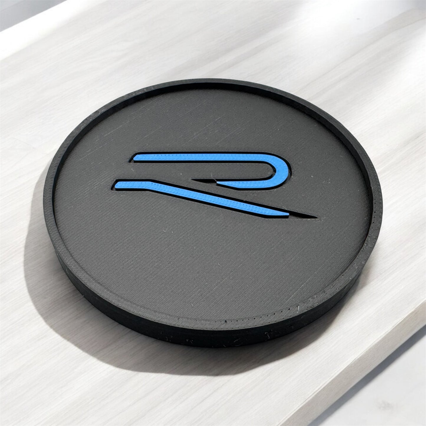 Performance "R" Logo Drinks Coaster – Premium Quality, Motorsport-Inspired Car Accessory – Perfect Gift for Automotive Enthusiasts